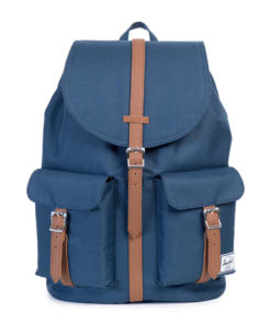 Batoh Herschel Supply Dawson Navy / Tan Synthetic Leather