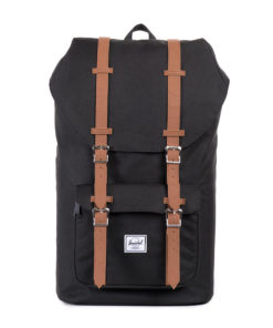 Batoh Herschel Supply Little America Black / Tan Synthetic Leather