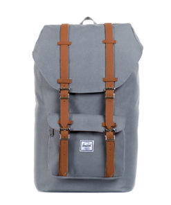 Batoh Herschel Supply Little America Grey / Tan Synthetic Leather