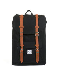 Batoh Herschel Supply Little America Mid-Volume Black / Tan Synthetic Leather