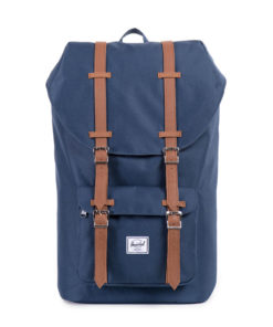 Batoh Herschel Supply Little America Navy / Tan Synthetic Leather
