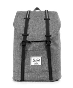 Batoh Herschel Supply Retreat Raven Crosshatch / Black Rubber / 3M Insert