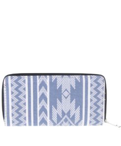 Bílo-modrá vzorovaná peněženka Haily´s Ethno