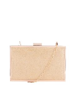 Crossbody kabelka ve zlaté barvě Pieces Dominique