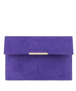 Fialové psaníčko v semišové úpravě Dorothy Perkins