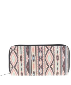 Hnědo-krémová peněženka s aztéckým vzorem Haily´s Ethno