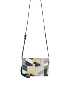 Hnědo-šedá crossbody kabelka se vzorem Paul's Boutique Veronica