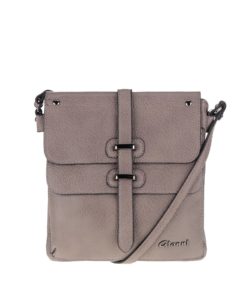 Hnědošedá crossbody kabelka Gionni Kendall