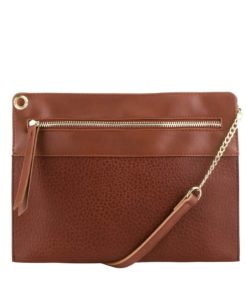 Hnědé psaníčko Pieces Andore