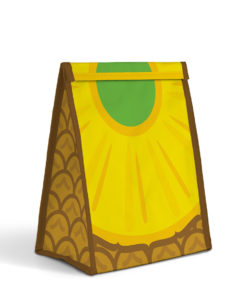 Just Mustard Fruit Sandwich Bag - Pineapple