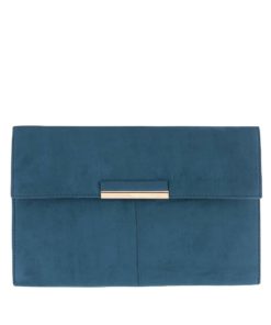 Petrolejové psaníčko v semišové úpravě Dorothy Perkins