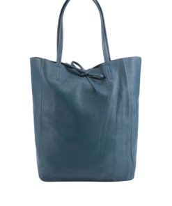 Petrolejový kožený shopper ZOOT Simple