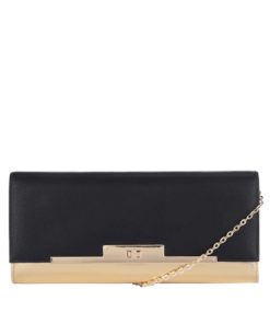 Psaníčko v černo-zlaté barvě s řetízkem Miss Selfridge