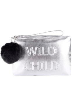 Psaníčko ve stříbrné barvě s přívěškem ve tvaru koule Miss Selfridge