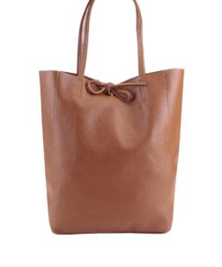 Světle hnědý kožený shopper ZOOT Simple