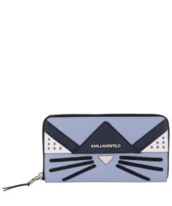 Světle modrá peněženka KARL LAGERFELD