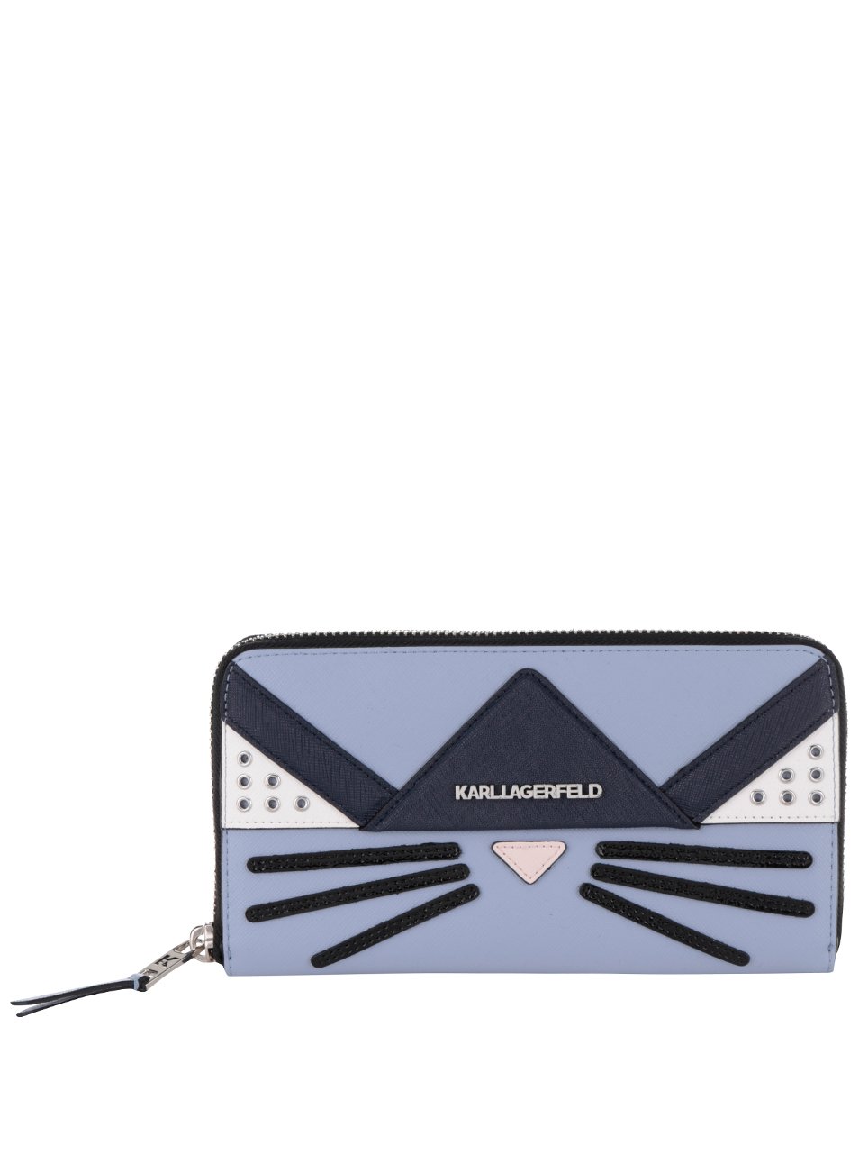 Světle modrá peněženka KARL LAGERFELD Světle modrá peněženka KARL LAGERFELD