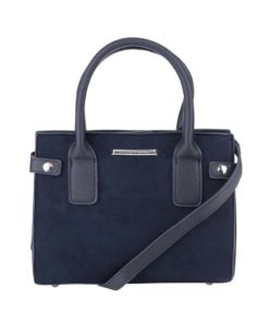 Tmavě modrá menší kabelka v semišové úpravě Dorothy Perkins