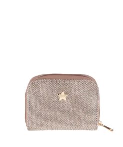 Třpytivá peněženka ve zlaté barvě Dorothy Perkins