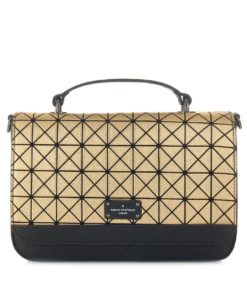 Vzorovaná crossbody kabelka ve zlaté barvě Paul's Boutique Nicole