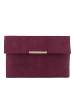 Vínové psaníčko v semišové úpravě Dorothy Perkins