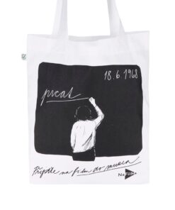 "Dobrá" bílá plátěná taška NaFILM Pelíšky