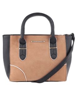 Černo-hnědá kabelka s odnímatelným popruhem Dorothy Perkins