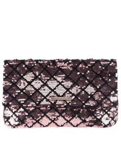 Černo-růžové psaníčko s flitry Dorothy Perkins