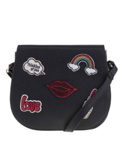 Černá crossbody kabelka s výšivkami Haily´s Evelin