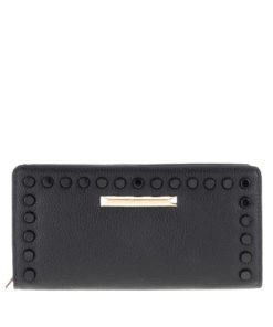 Černá dámská peněženka s plastickými detaily Gionni Estella