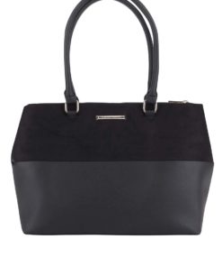 Černá kabelka se semišovou úpravou Dorothy Perkins
