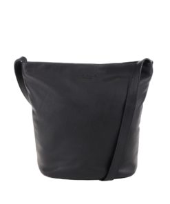 Černá kožená crossbody kabelka No. 82 Vagabond