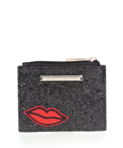 Černá malá peněženka s flitry Dorothy Perkins