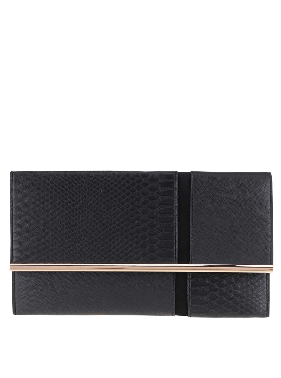 Černé psaníčko s hadím vzorem Dorothy Perkins Černé psaníčko s hadím vzorem Dorothy Perkins