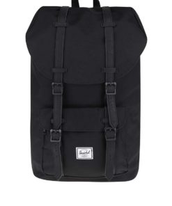 Černý batoh s černými popruhy Herschel Little America