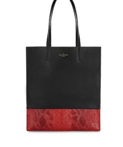 Červeno-černý shopper se vzorem Paul's Boutique Elana