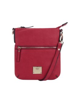 Červená crossbody kabelka Gionni Alina