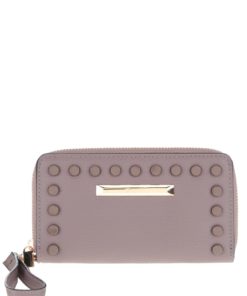 Šedohnědá dámská peněženka s plastickými detaily Gionni Purses