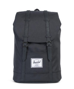 Batoh Herschel Supply Retreat Black / Black Synthetic Leather