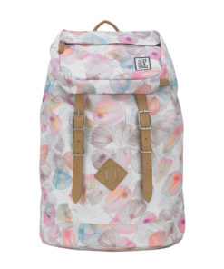 Batoh The Pack Society premium backpack off white petals allover