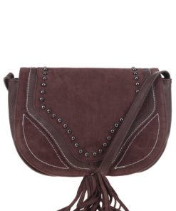 Hnědá crossbody kabelka se střapcem ONLY Luzy