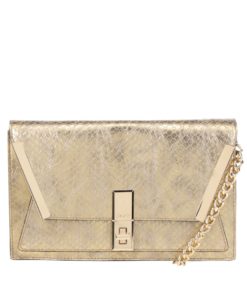 Lesklá crossbody kabelka ve zlaté barvě ALDO Ocelavia