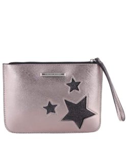 Metalické psaníčko v bronzové barvě s hvězdami Dorothy Perkins