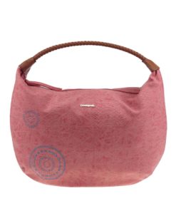 Růžová kabelka s hadím vzorem Desigual Calypso Avignon