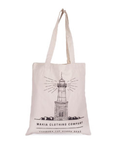 Taška Makia LIGHTHOUSE TOTE BAG ECRU