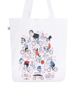 "Dobrá" bílá plátěná taška pro Automat