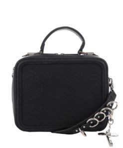 Černá crossbody kabelka s přívěskem ALDO Olilisien