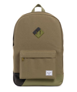Batoh Herschel Supply Heritage Army/Army PU/Black Print