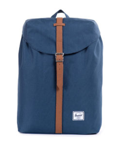 Batoh Herschel Supply Post Mid-Volume Navy/Tan Synthetic Leather