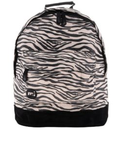 Béžovo-černý dámský vzorovaný batoh Mi-Pac Canvas Zebra 17 l